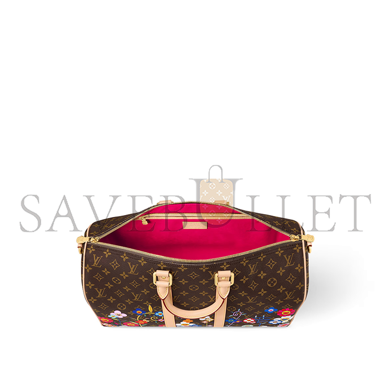 LOUIS VUITTON MURAKAMI LV X TM KEEPALL BANDOULIÈRE 45 M14182 (45*27*20cm)